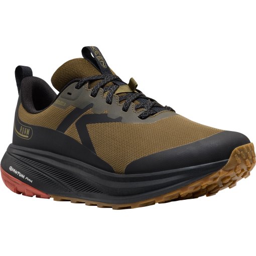 Picture of KEEN Roam Waterproof Trailrunning Shoes Men - Dark Olive/Burnt Brick