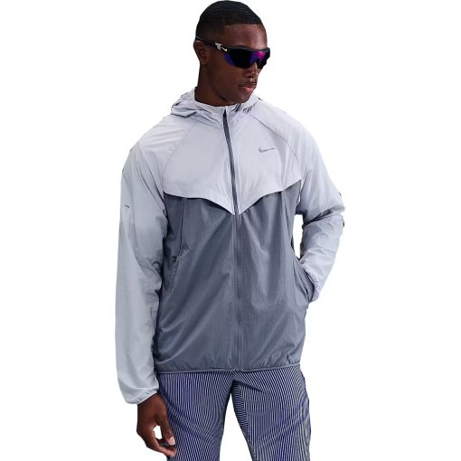 Foto de Nike Chaqueta de correr Hombre - Stride Repel UV - ghost/world indigo HV4548-057