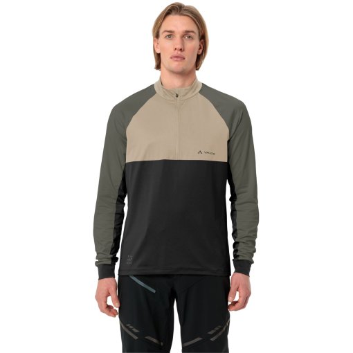 Foto de Vaude Camiseta de Manga Larga Hombre - Qimsa Halfzip - khaki