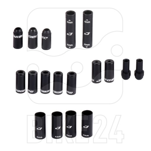 Immagine prodotto da Jagwire 2X Elite Link Kit Service Parts - End Caps for Shifting - (18 pcs.) - CHA154