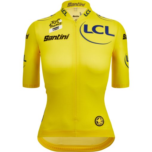 Immagine prodotto da Santini Maglia a Maniche Corte Donna - Leader General Classification Tour de France™ Femmes avec Zwift 2024 Collection - TF944L0023TDFLDER - giallo GI