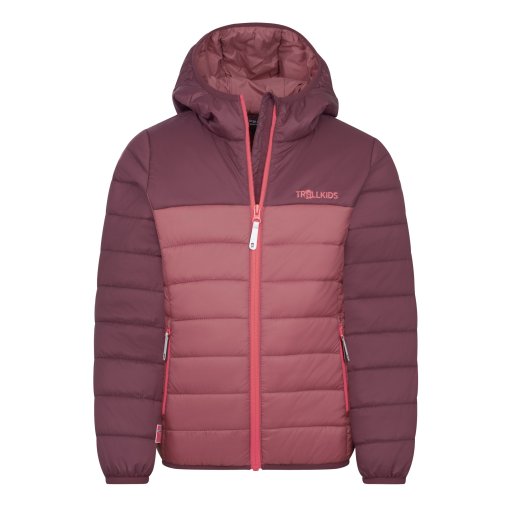 Picture of Trollkids Eikefjord Jacket Girls - Frozen Berry/Deep Ruby
