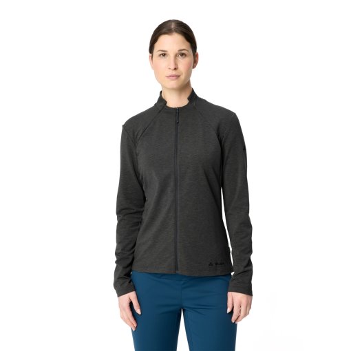 Produktbild von Vaude Wintry FZ Langarmshirt Damen - graphite
