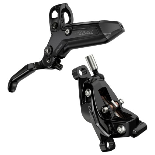 Produktbild von SRAM Level Stealth Scheibenbremse - Silver | 4-Kolben | C1 - Vorn | Black