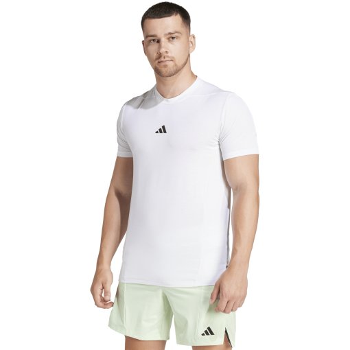Produktbild von adidas Designed for Training Kurzarmshirt Herren - weiß IS3808