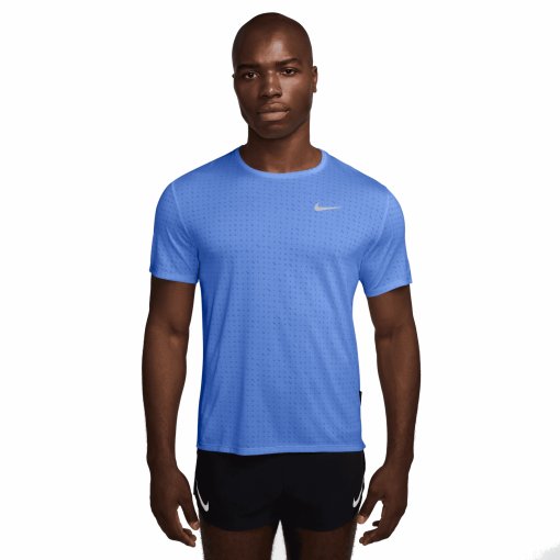 Photo produit de Nike T-Shirt Running Homme - Miler Breathe - royal pulse/reflective silver HJ4181-494