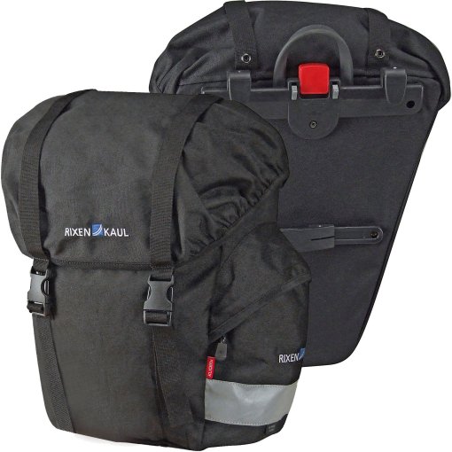 Produktbild von KLICKfix Classic 0238S Gepäckträgertaschen (Paar) - 2x21L - schwarz