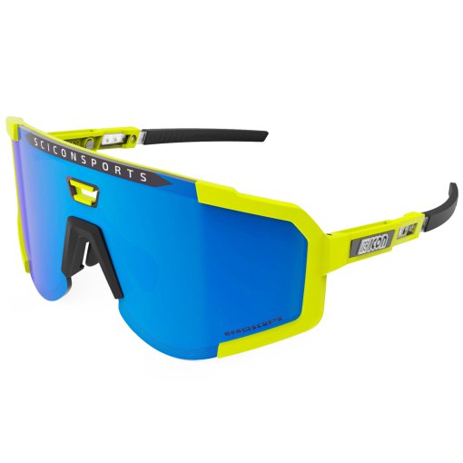 Produktbild von Scicon Aeroscope Brille - Yellow Fluo - Multimirror Blue | Clear