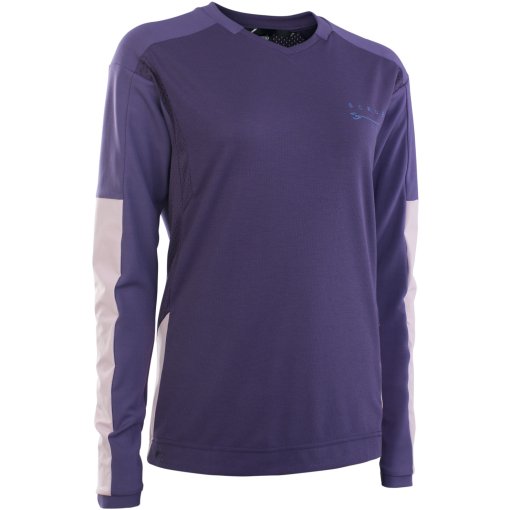 Immagine prodotto da ION Bike Maglia a Maniche Lunghe Donna - Scrub AMP BAT - Dark Purple