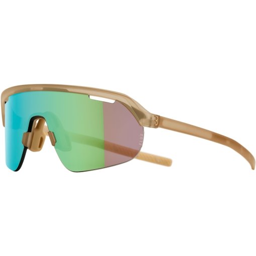 Photo produit de BBB Cycling Arc BSG-82 Lunettes vélo - matt trans camel | FLUX green