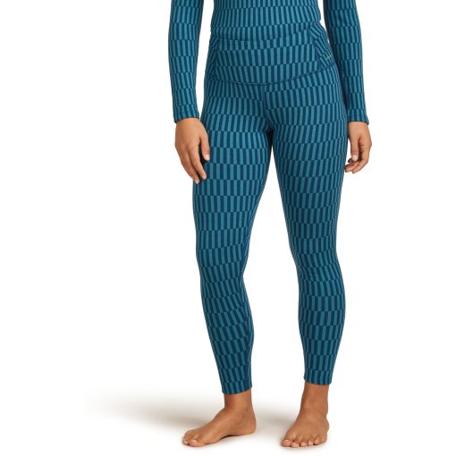 Foto de Icebreaker Mallas Mujer - Merino 260 Tech Vertex High Rise Snow Grid - Topaz/Atlantis