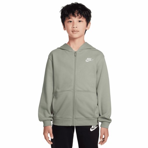 Photo produit de Nike Veste a capuche Enfants - Sportswear Club Fleece - spruce fog/white FD3017-304