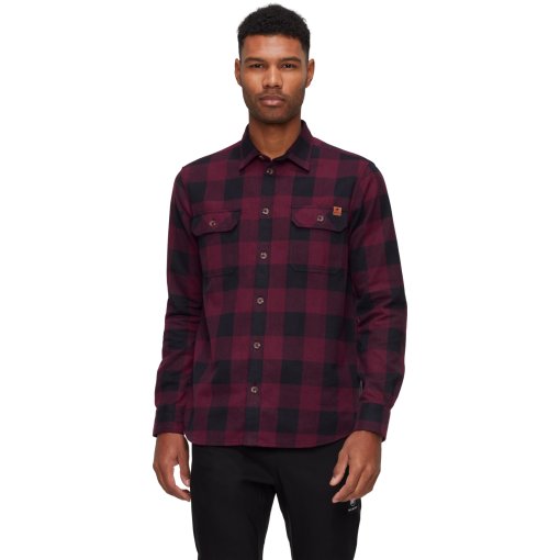 Foto de Mammut Camisa de Franela Hombre - Tamaro - vin-black