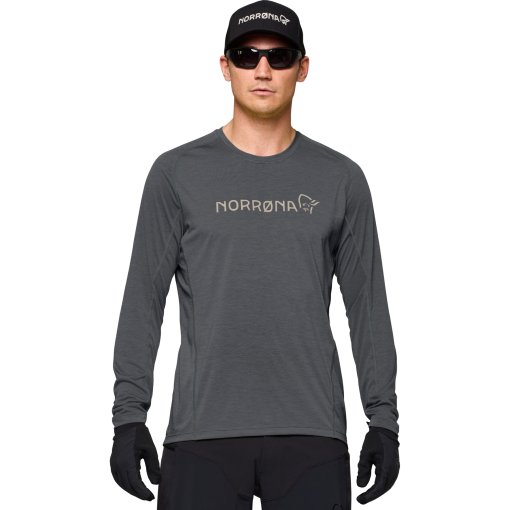 Photo produit de Norrona T-Shirt Manches Longues Homme - fjørå equaliser lightweight - Beluga