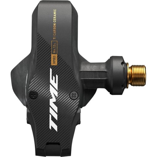 タイム　TIME XPRO 12SL Time XPRO 12 SL Pedał - ICLIC - Q-Factor 57mm - carbon/gold