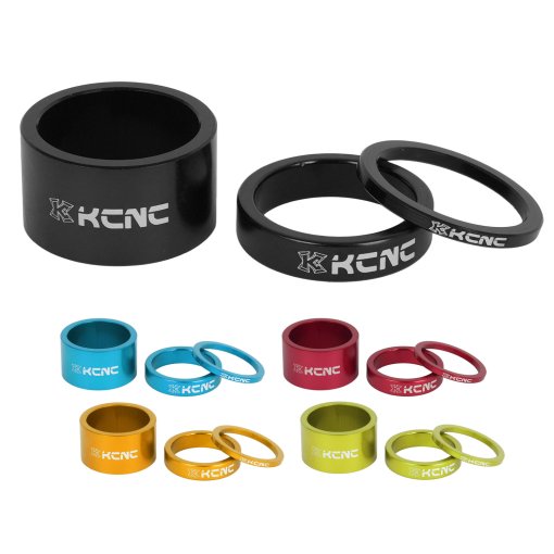 Produktbild von KCNC Steuersatz Spacer Set 1 1/8&quot; (3/8/20mm) - verschiedene Farben