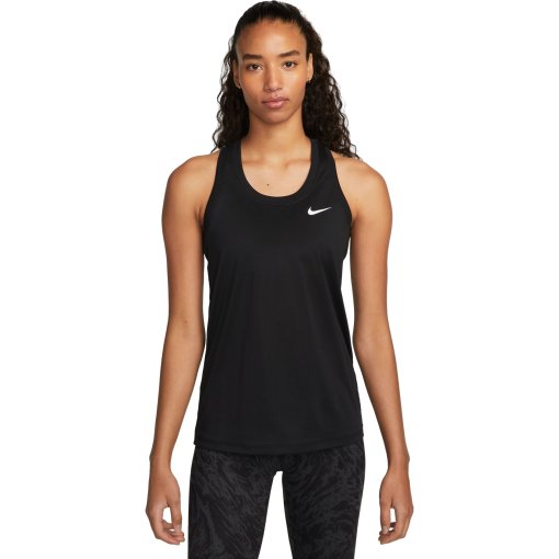 Foto de Nike Camiseta de Tirantes Mujer - Dri-Fit Racerback - negro/blanco DX0706-010