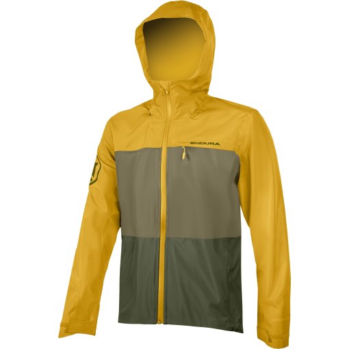 Foto de Endura Chaqueta Impermeable Hombre - SingleTrack II - yellow mustard