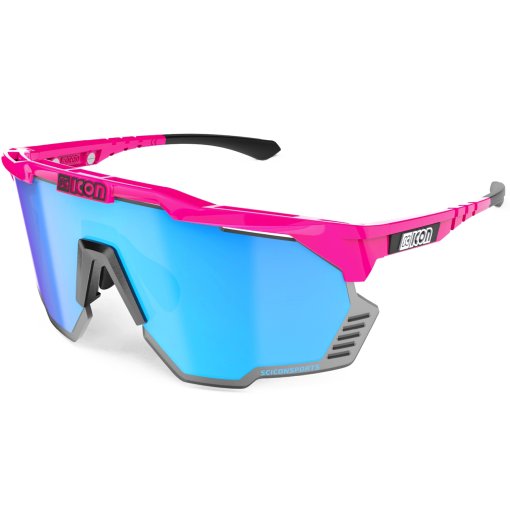 Photo produit de Scicon Lunettes - Aeroshade Kunken - Pink Fluo - Multimirror Blue | Pink