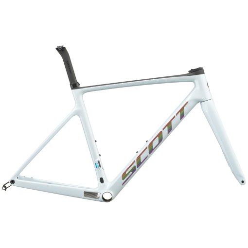 Productfoto van SCOTT ADDICT RC PRO HMX - Carbon Frameset - 2023 - cumulus white / black - Speciale Aanbieding