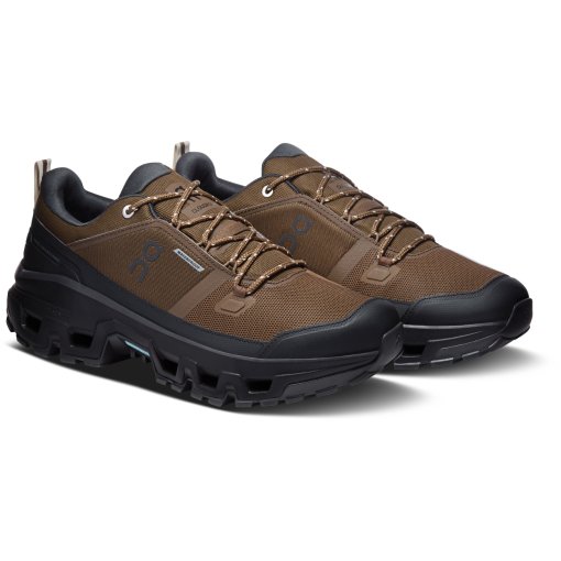 Photo produit de On Chaussures de Randonnée Homme - Cloudrock Low Waterproof - Earth | Black