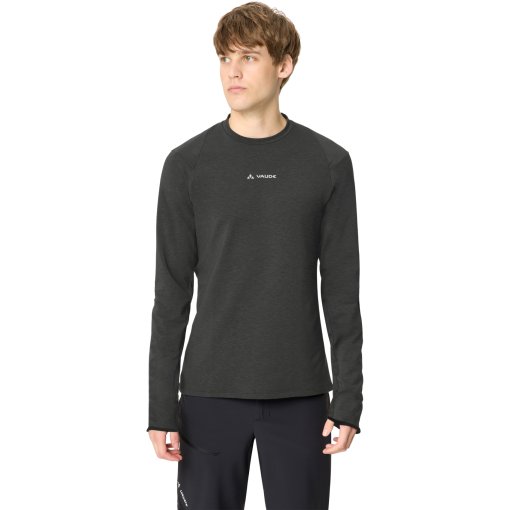 Photo produit de Vaude Monviso Crew Neck T-shirt manches longues pour hommes - graphite