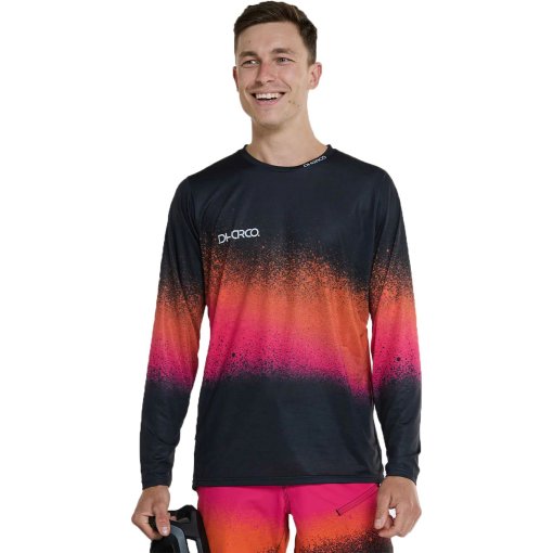 Foto de DHaRCO Maillot de Manga Larga Hombre - Race - Black Snake