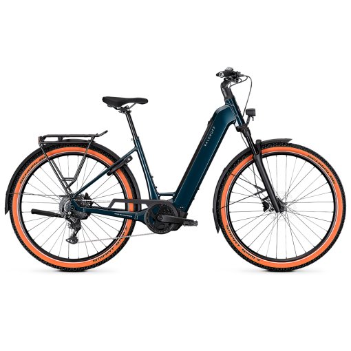 Image of Kalkhoff ENTICE 3 ADVANCE - Easy Entry Electric Trek Bike - 2026 - darksprings glossy