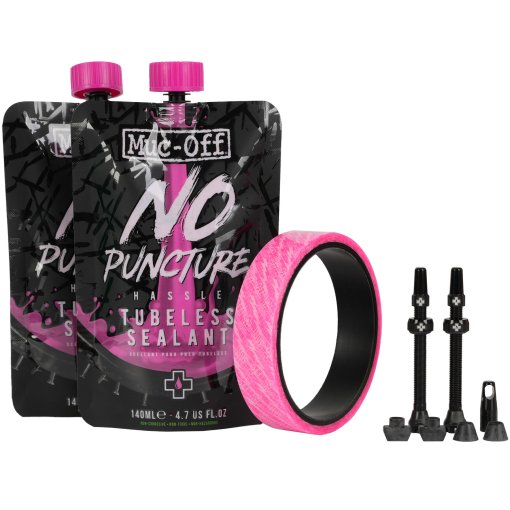 Immagine prodotto da Muc-Off Ultimate Tubeless Setup Kit Conversione - Road/Gravel/CX (60mm / 10m x 21mm)