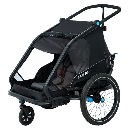 Foto de CUBE Remolque Bici Niños - Double CMPT - negro