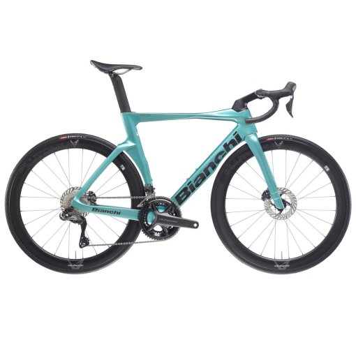 Immagine prodotto da Bianchi Bici da Corsa Carbonio Rival AXS - OLTRE COMP - 2025 - metallic celeste / graphite glossy