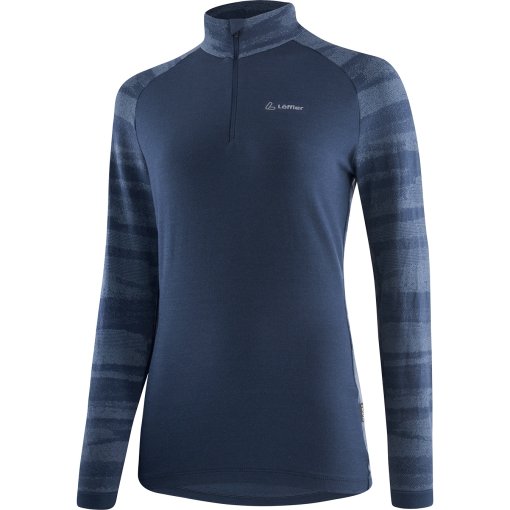 Immagine prodotto da Löffler Maglia a Maniche Lunghe Midlayer Donna - Hywa Transtex® - blu scuro 495