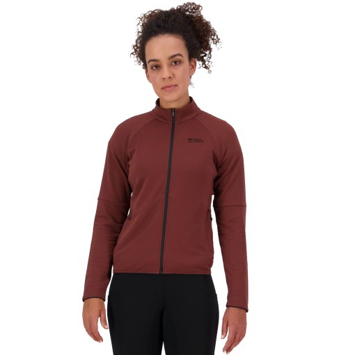 Kuva tuotteesta Mons Royale Quad Merino Fleecetakki naisille - sable