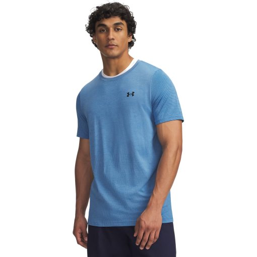 Produktbild von Under Armour UA Vanish Seamless Kurzarm-Oberteil Herren - Aegean Blue/Ultimate Black