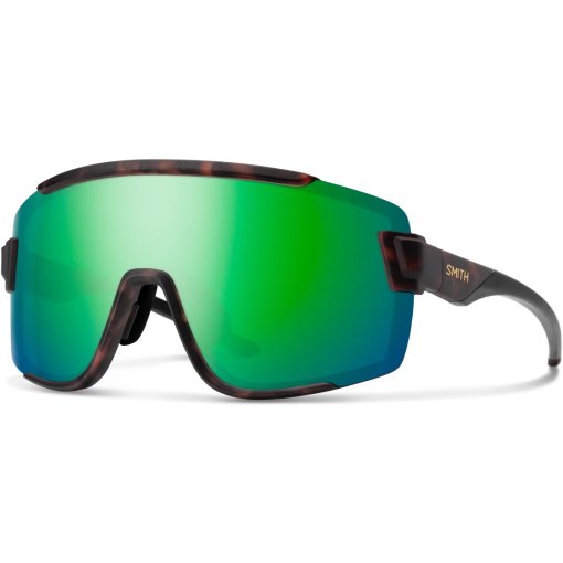 Kuva tuotteesta Smith Wildcat ChromaPop Silmälasit - Polarized - Matte Tortoise / Green Mirror + Clear