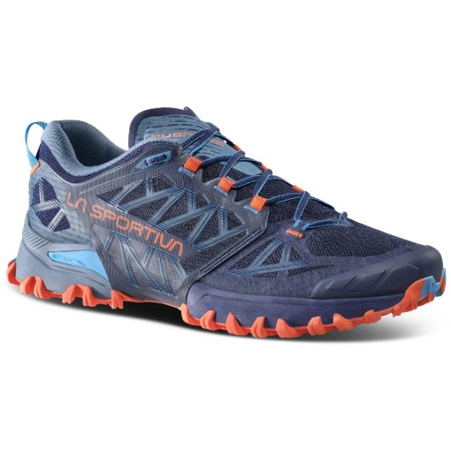 Foto de La Sportiva Zapatillas Running Hombre - Bushido III - Deep Sea/Cherry Tomato