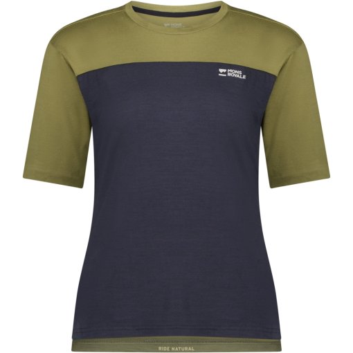 Produktbild von Mons Royale Diversion Merino Fahrrad-Kurzarmtrikot Damen - fern / 9 iron