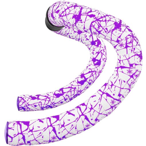 Produktbild von Supacaz Super Sticky Kush Splat Limited Lenkerband - White / Neon Purple