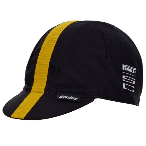 Foto de Santini Gorra Ciclismo - Pirelli Sport Club RE460COT4PSC - negro NE