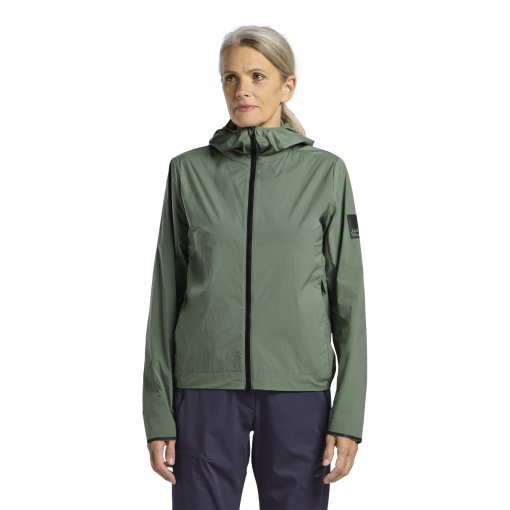 Foto de Jack Wolfskin Chaqueta Cortavientos Mujer - Bike Commute - eucalyptus