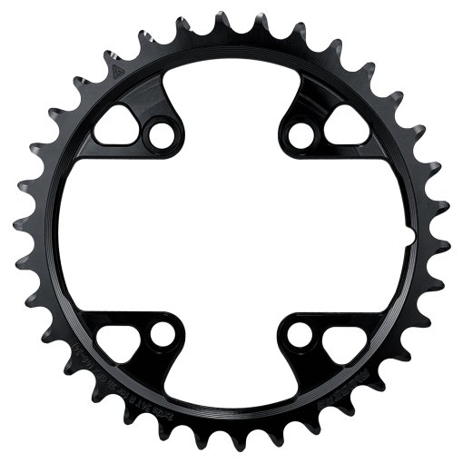 Produktbild von Alugear Kettenblatt - Gravel | 4x BCD 80 (Shimano GRX / innen) | 2x 11/12s - rund | schwarz