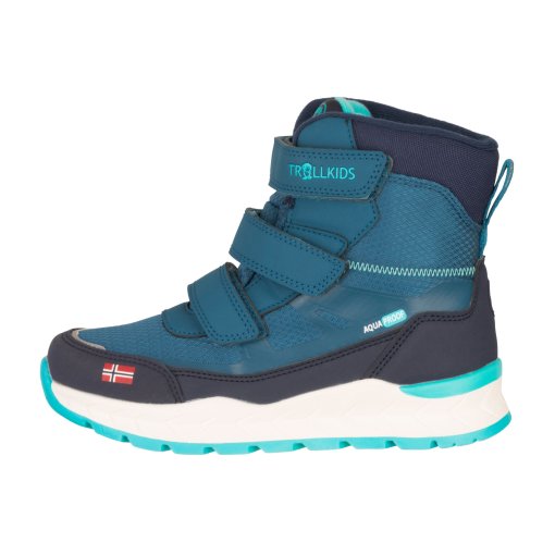 Foto de Trollkids Botas Invierno Niño - Rauland - Dark Marine/Madeira Blue/Arctic Blue