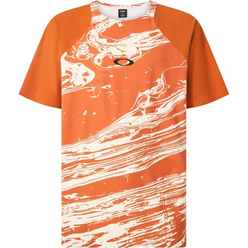 Foto de Oakley Maillot de Manga Corta Hombre - Seeker Airline - Duality Swirl Wh/Br