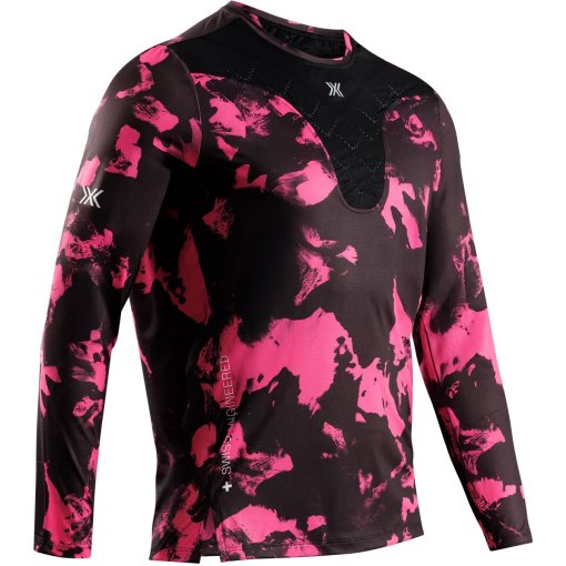 Immagine prodotto da X-Bionic Maglietta Maniche Lunghe Uomo - Corefusion Run - wolfpack/black/neo pink winter