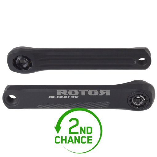 Produktbild von Rotor ALDHU 3D+ Kurbelarme - schwarz - B-Ware