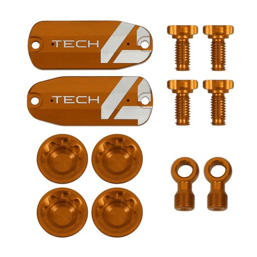 Produktbild von Hope Custom Kit für Tech 4 E4 Scheibenbremse | 1 Paar - orange