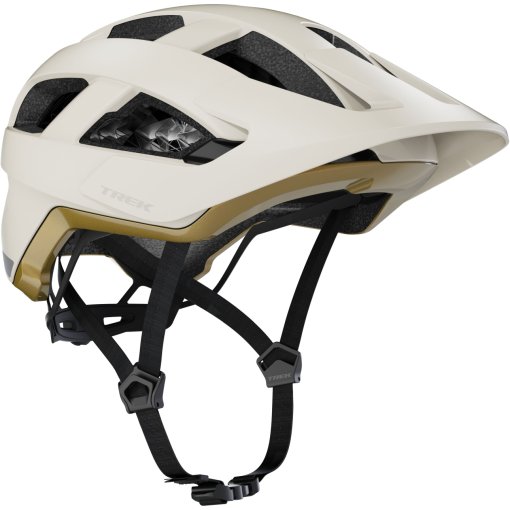 Photo produit de Trek Quantum WaveCel Casque VTT - Era White/Old Style Gold