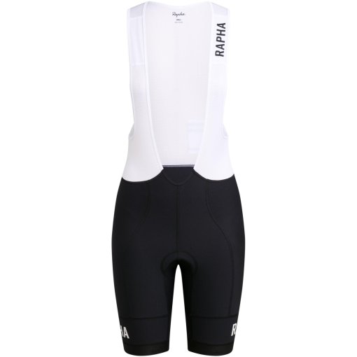 Foto de Rapha Culotte Corto con Tirantes Ciclismo Mujer - Pro Team Training - negro/blanco