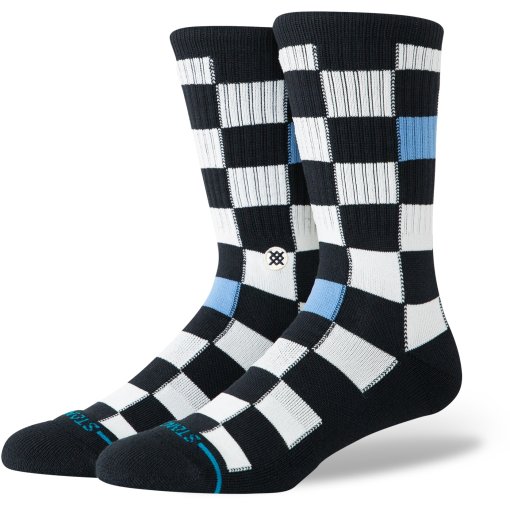 Produktbild von Stance Chef Check Crew Socken Unisex - black