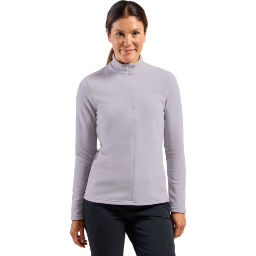 Foto de Odlo Midlayer Running Mujer - Roy 1/2 Zip - misty lilac - gray ridge